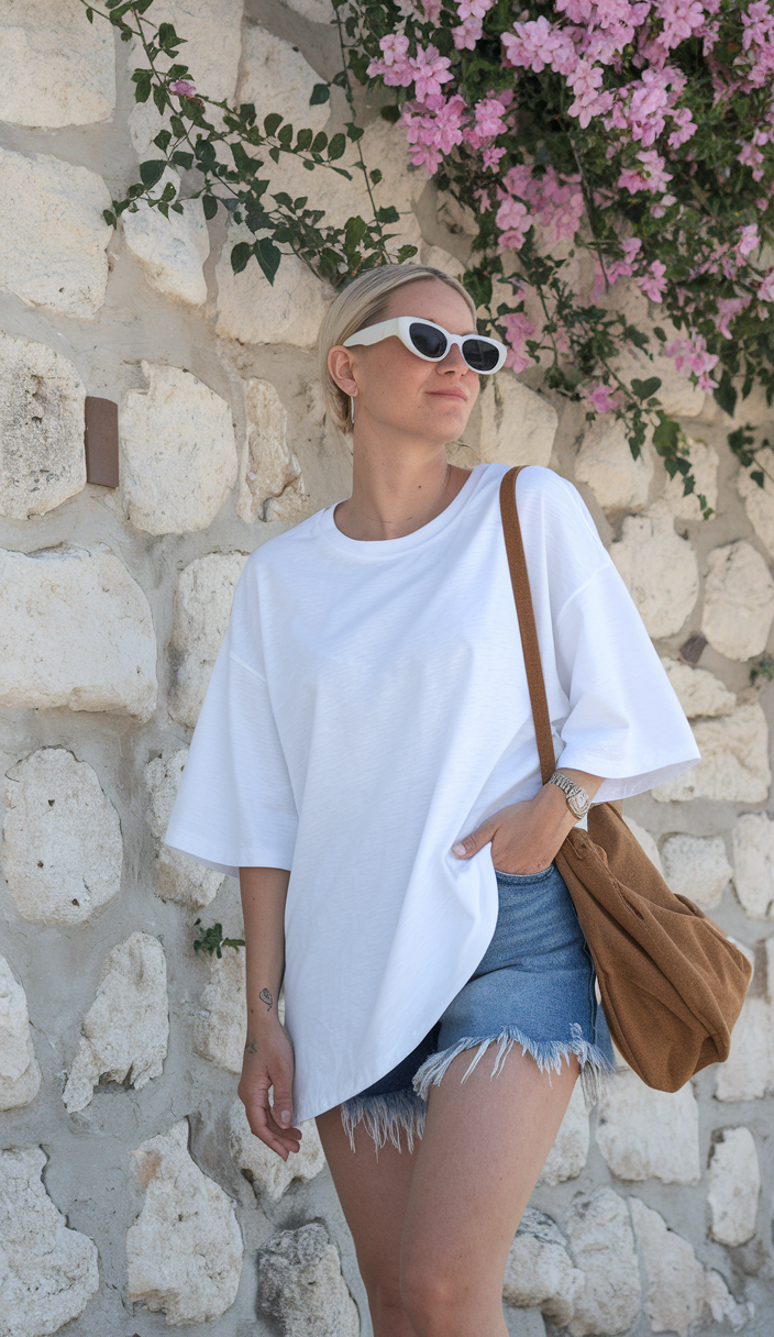 Women's 2025 Summer T-Shirt Outfits Ideas – 21 Stylish and Trendy Looks