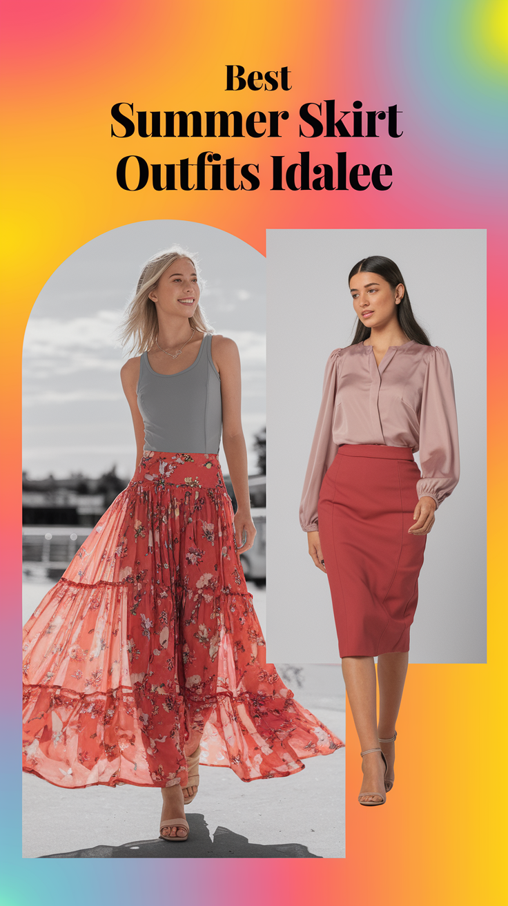 21 Best Summer Skirt Outfits Ideas 2025 for Every Style – From Denim to Satin & More