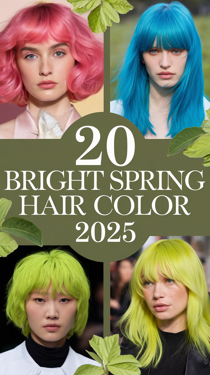 Bright Spring Hair Color 2025: 20 Best Ideas for Blonde, Red & Balayage Trends