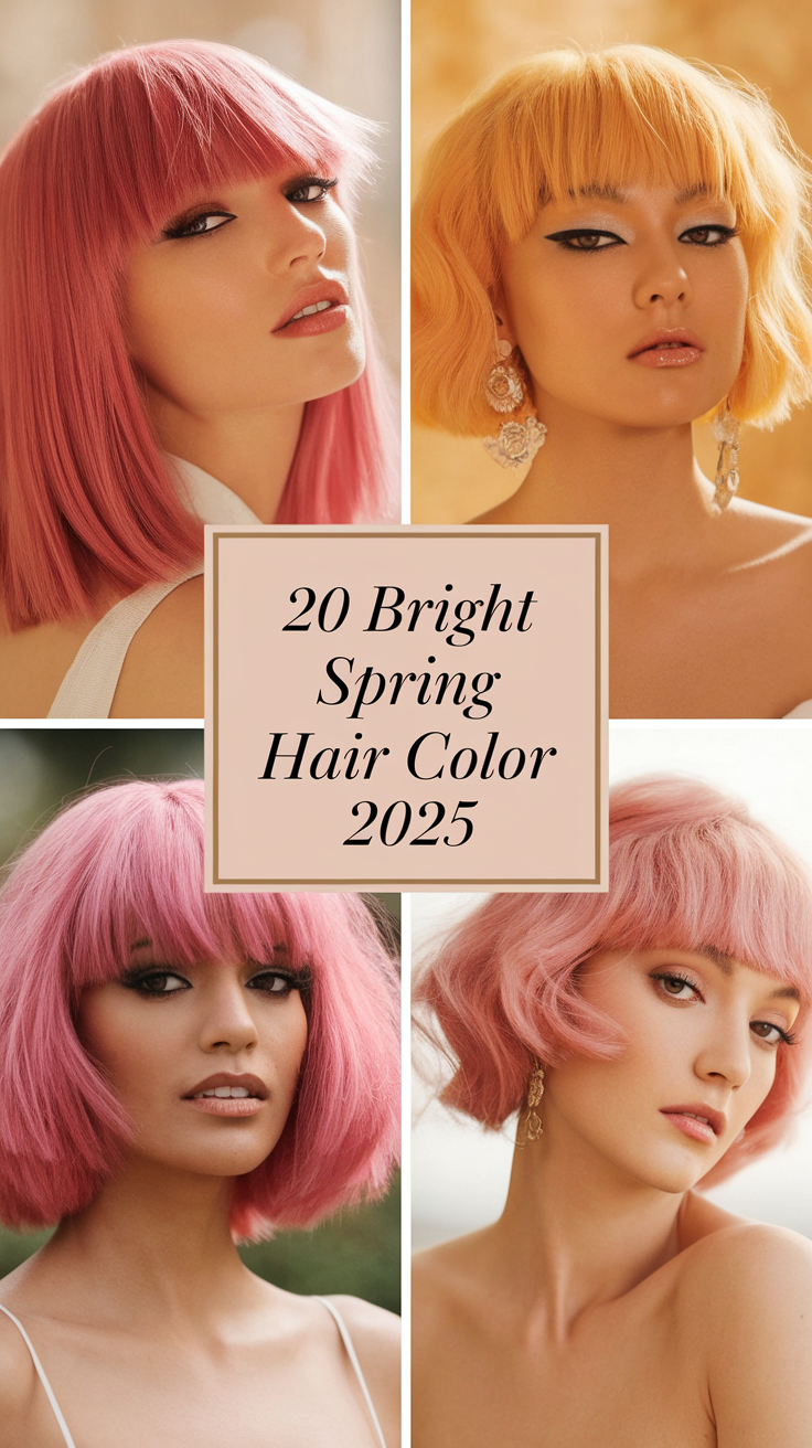 Bright Spring Hair Color 2025: 20 Best Ideas for Blonde, Red & Balayage Trends