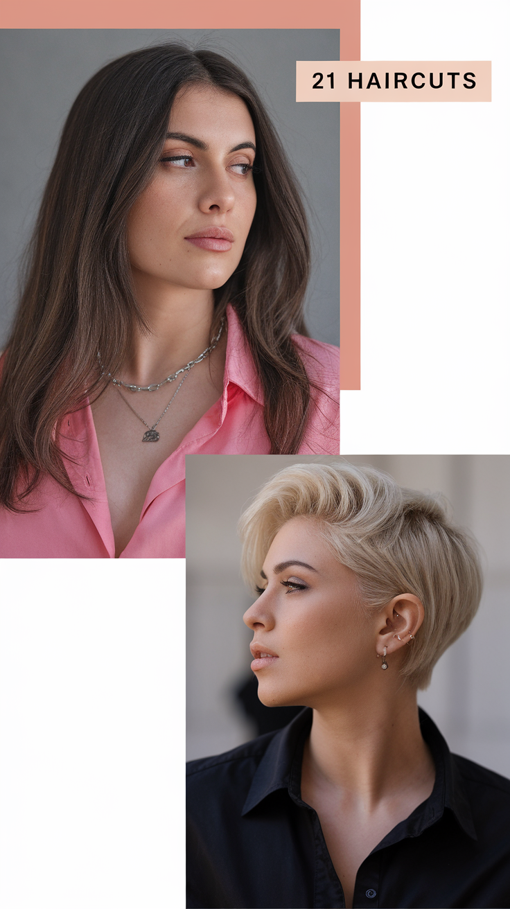 21 Ideas Trendy Haircuts 2025 – Best Short, Medium & Long Styles for Women