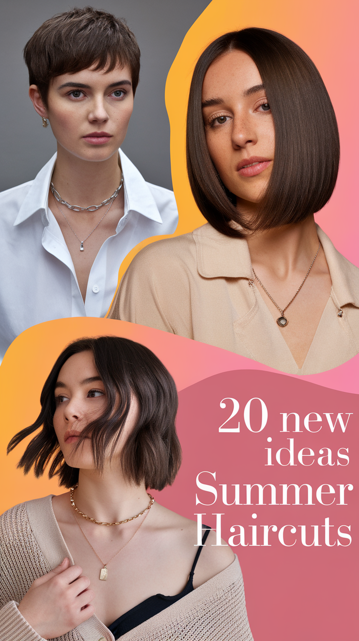 20 New Ideas for Summer Haircuts 2025 – Trendy Short, Medium, and Long Styles