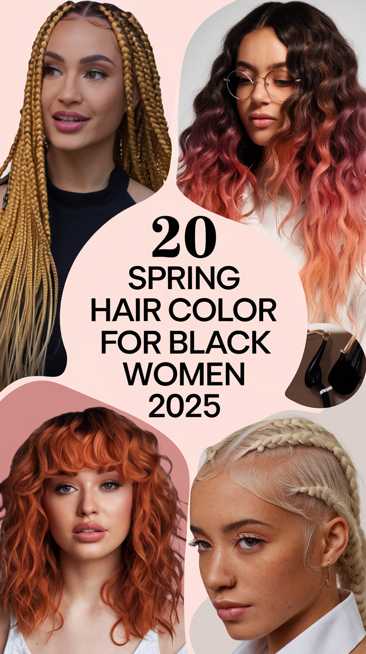 20 Stunning Spring Hair Color Ideas for Black Women 2025 – Trends & Fresh Looks