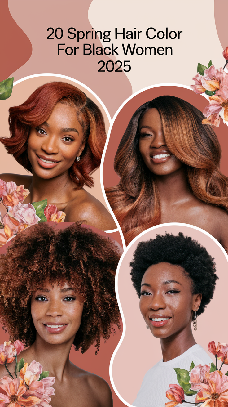 20 Stunning Spring Hair Color Ideas for Black Women 2025 – Trends & Fresh Looks