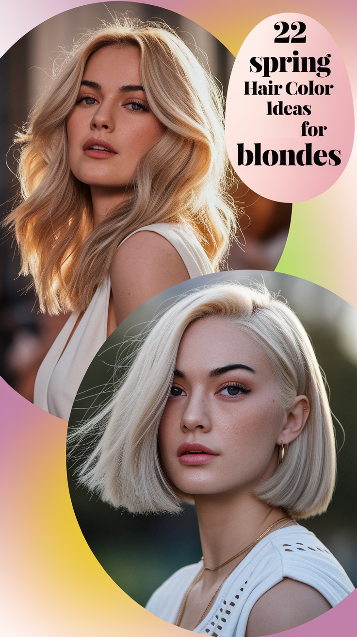 Spring Hair Color Ideas for Blondes 2025: 22 Trendy Shades from Caramel to Ash Blonde