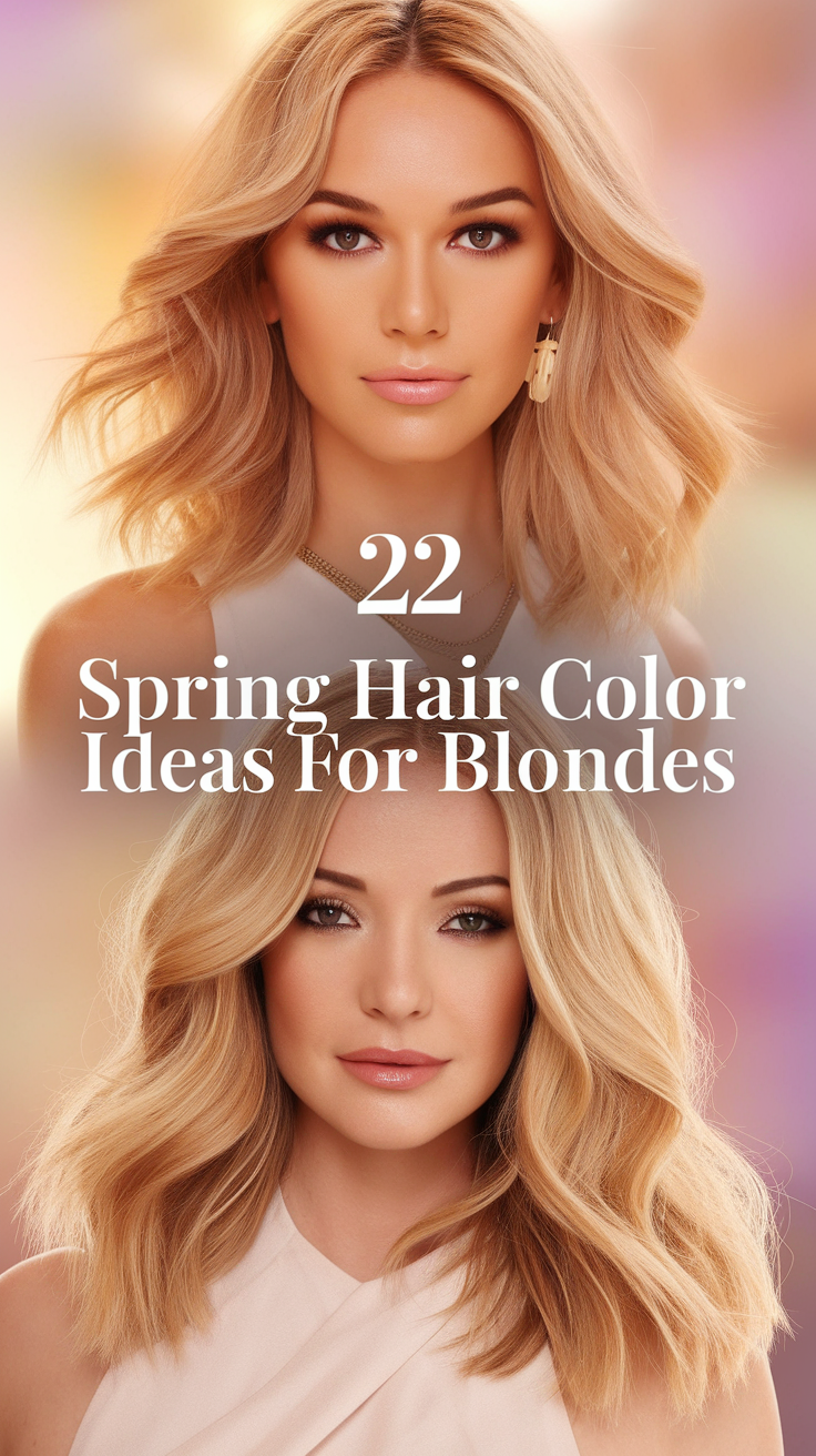 Spring Hair Color Ideas for Blondes 2025: 22 Trendy Shades from Caramel to Ash Blonde