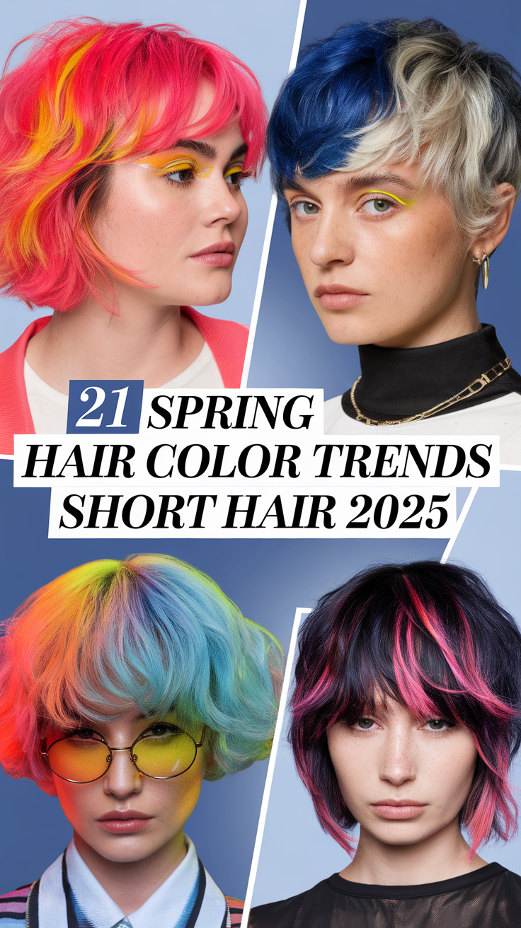 21 Stunning Spring Hair Color Trends for Short Hair 2025 – Fresh & Modern Looks