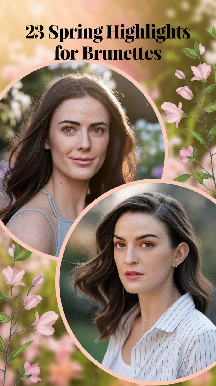 23 Stunning Spring Highlights for Brunettes 2025 – Caramel Balayage & Hair Trends