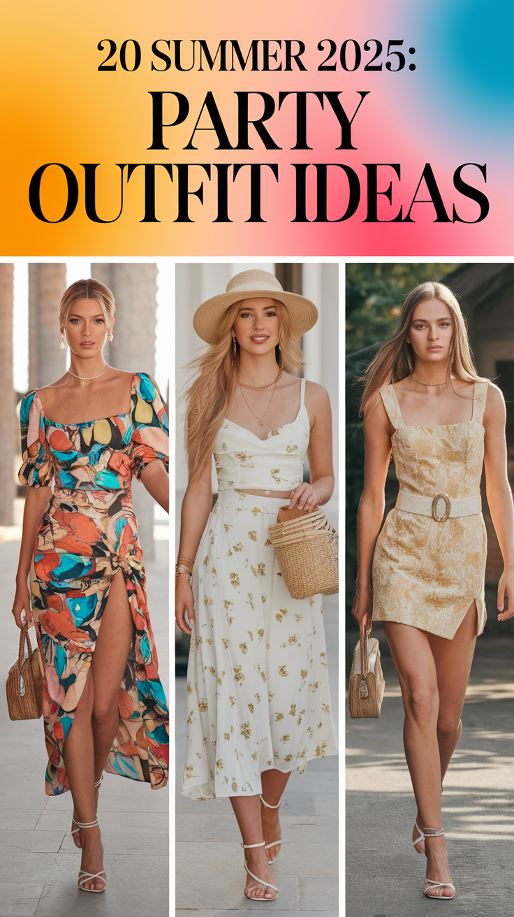 20 Stunning Summer 2025: Party Outfit Ideas for Every Occasion