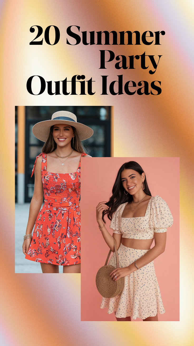 20 Stunning Summer 2025: Party Outfit Ideas for Every Occasion