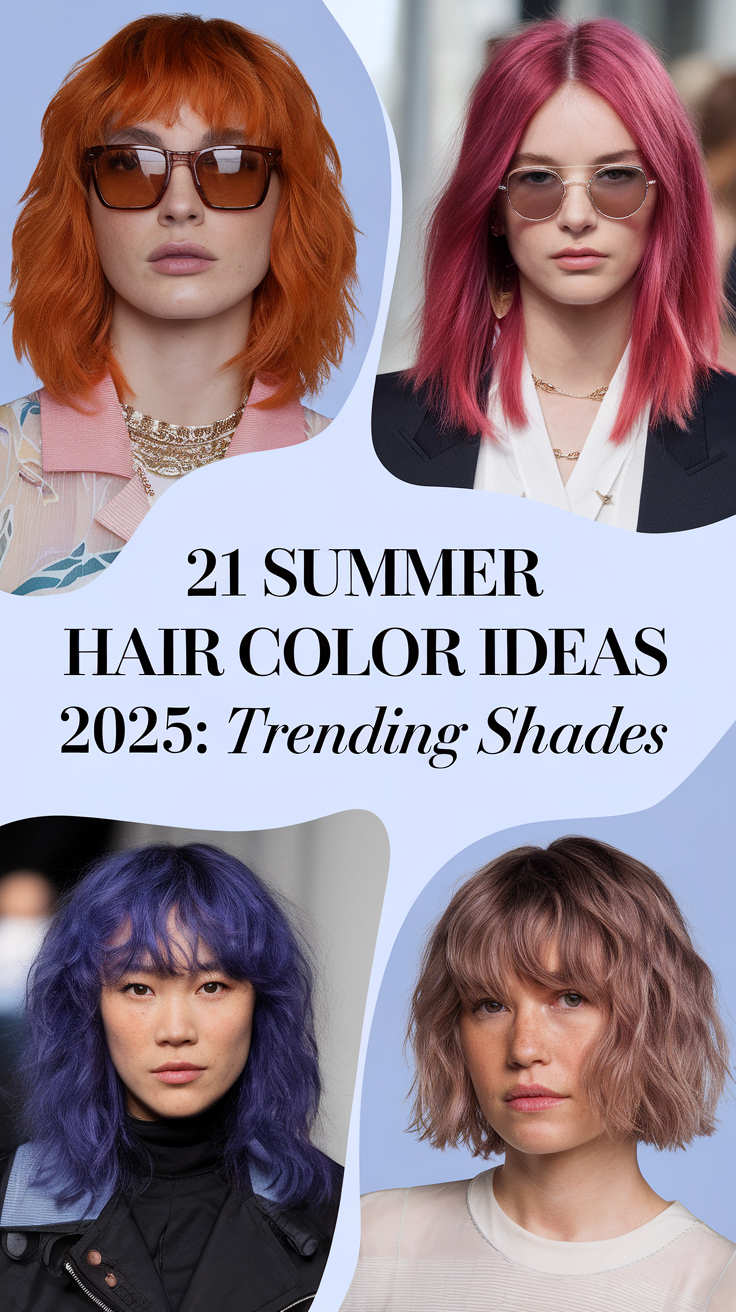 Summer Hair Color Ideas 2025: Trending Shades for All Hair Types & Tones