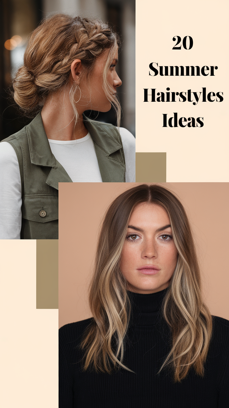 20 Summer Hairstyles Ideas 2025 – Cute, Easy & Trendy Styles for All Hair Lengths
