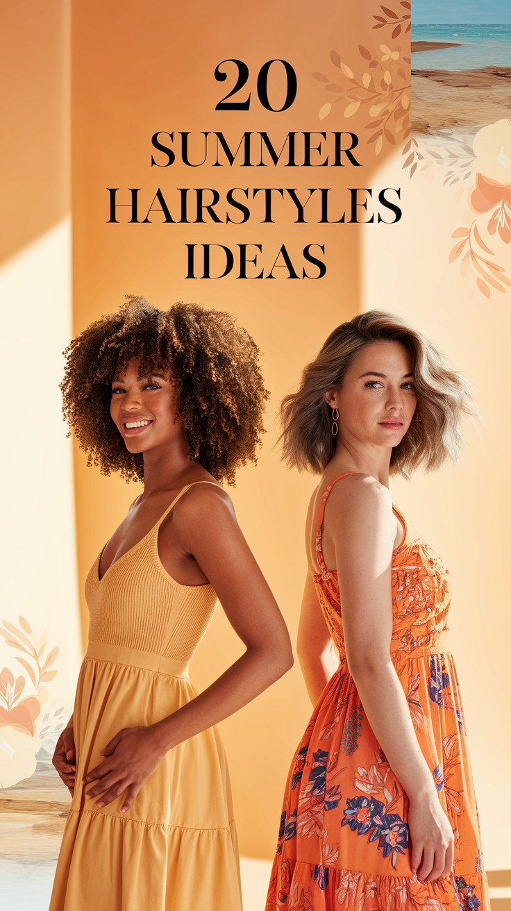 20 Summer Hairstyles Ideas 2025 – Cute, Easy & Trendy Styles for All Hair Lengths