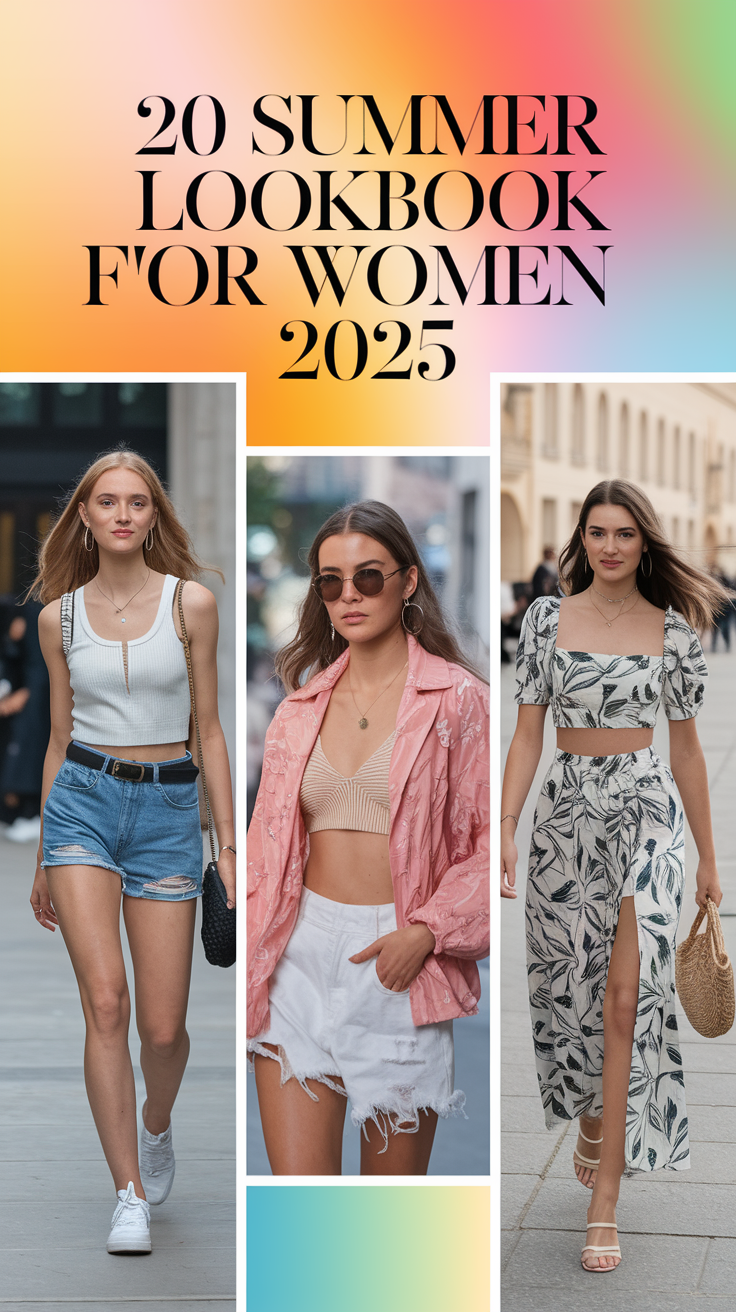 20 Summer Lookbook for Women 2025: Aesthetic and Casual Outfit Ideas