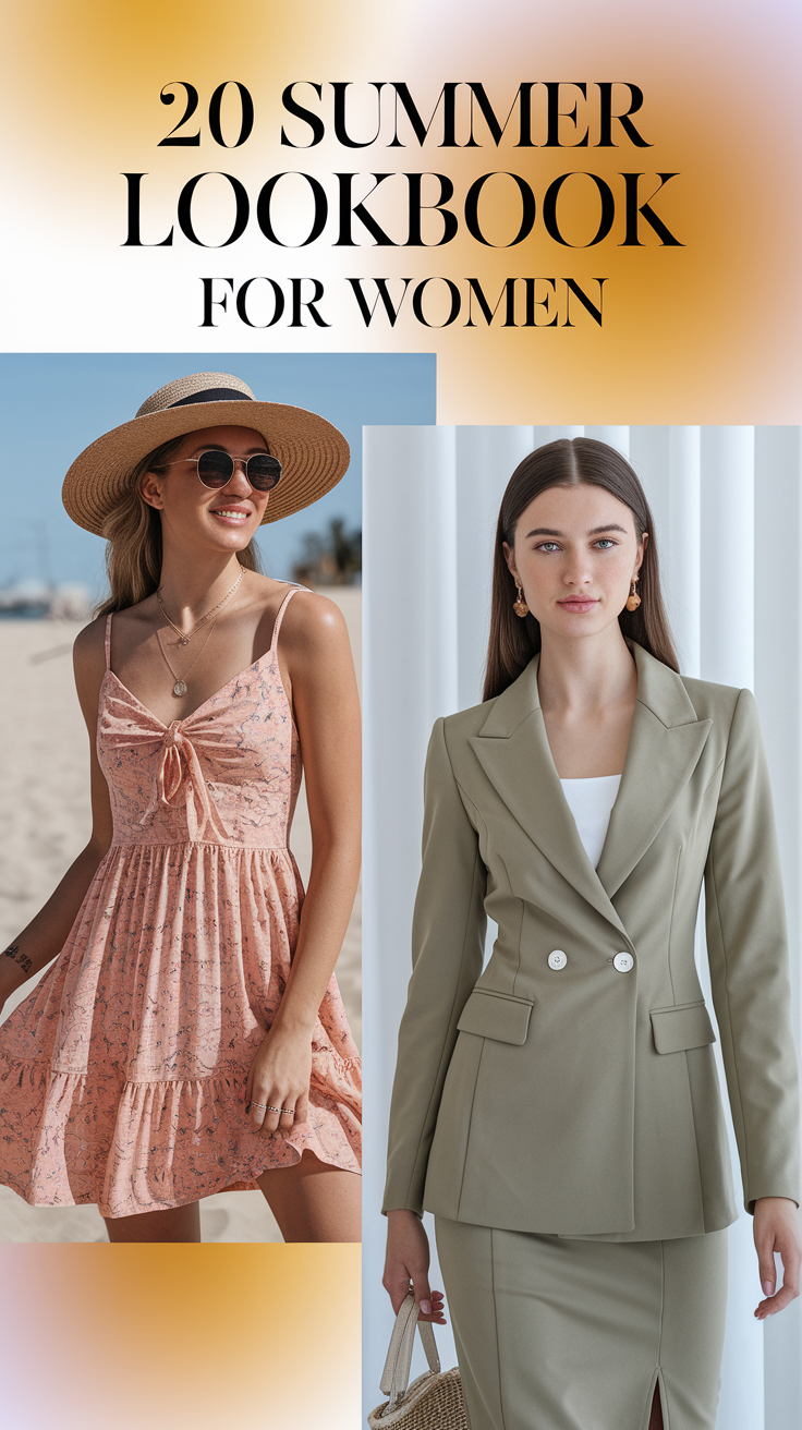 20 Summer Lookbook for Women 2025: Aesthetic and Casual Outfit Ideas