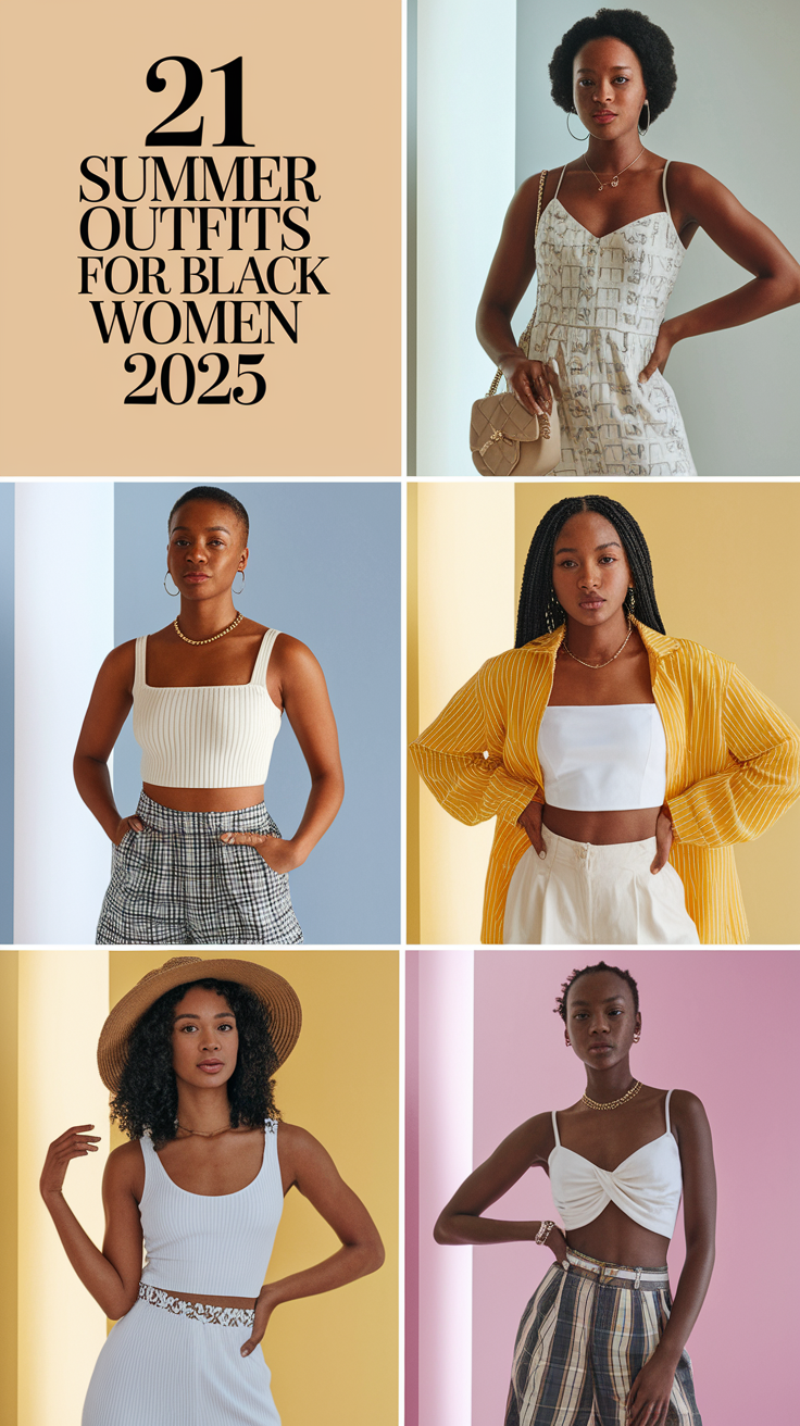 21 Trendy Summer Outfits for Black Women 2025 – Comfy, Classy & Stylish Looks