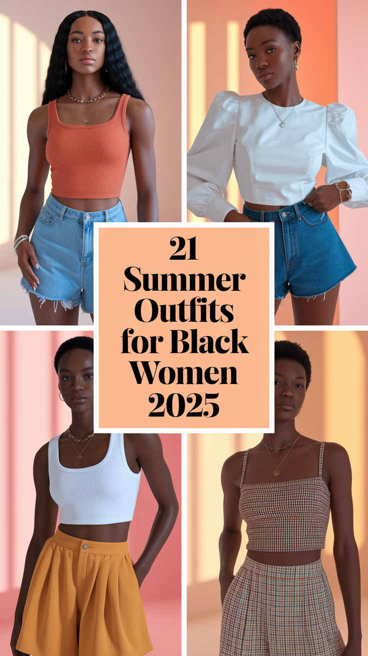21 Trendy Summer Outfits for Black Women 2025 – Comfy, Classy & Stylish Looks