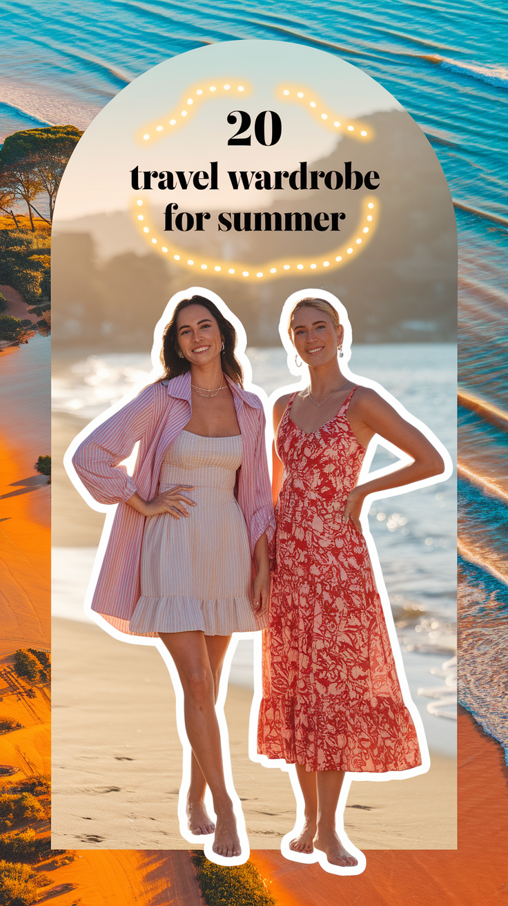 Travel Wardrobe for Summer 2025: 20 Minimalist and Capsule Outfit Ideas