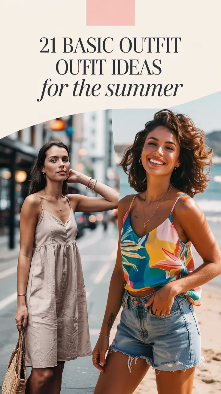 Basic Outfit Ideas for the Summer of 2025: From School Casual to Not-So-Basic Staples