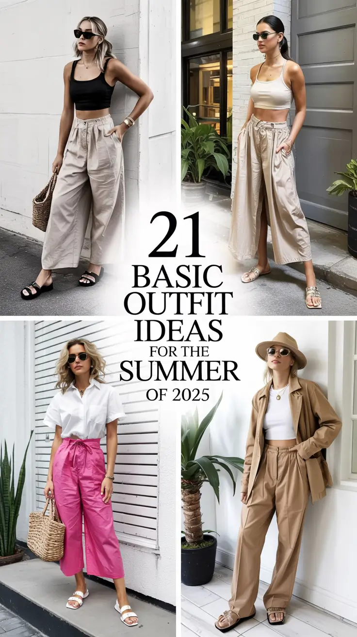 Basic Outfit Ideas for the Summer of 2025: From School Casual to Not-So-Basic Staples