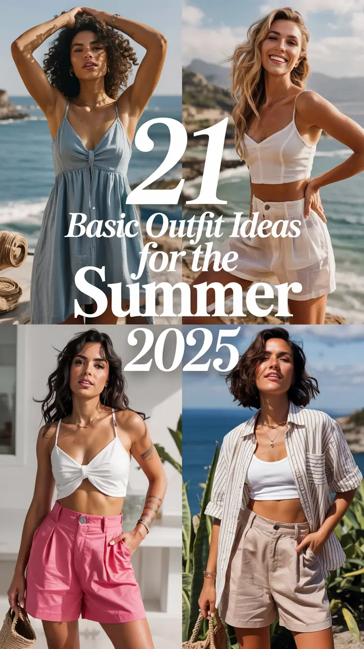 Basic Outfit Ideas for the Summer of 2025: From School Casual to Not-So-Basic Staples