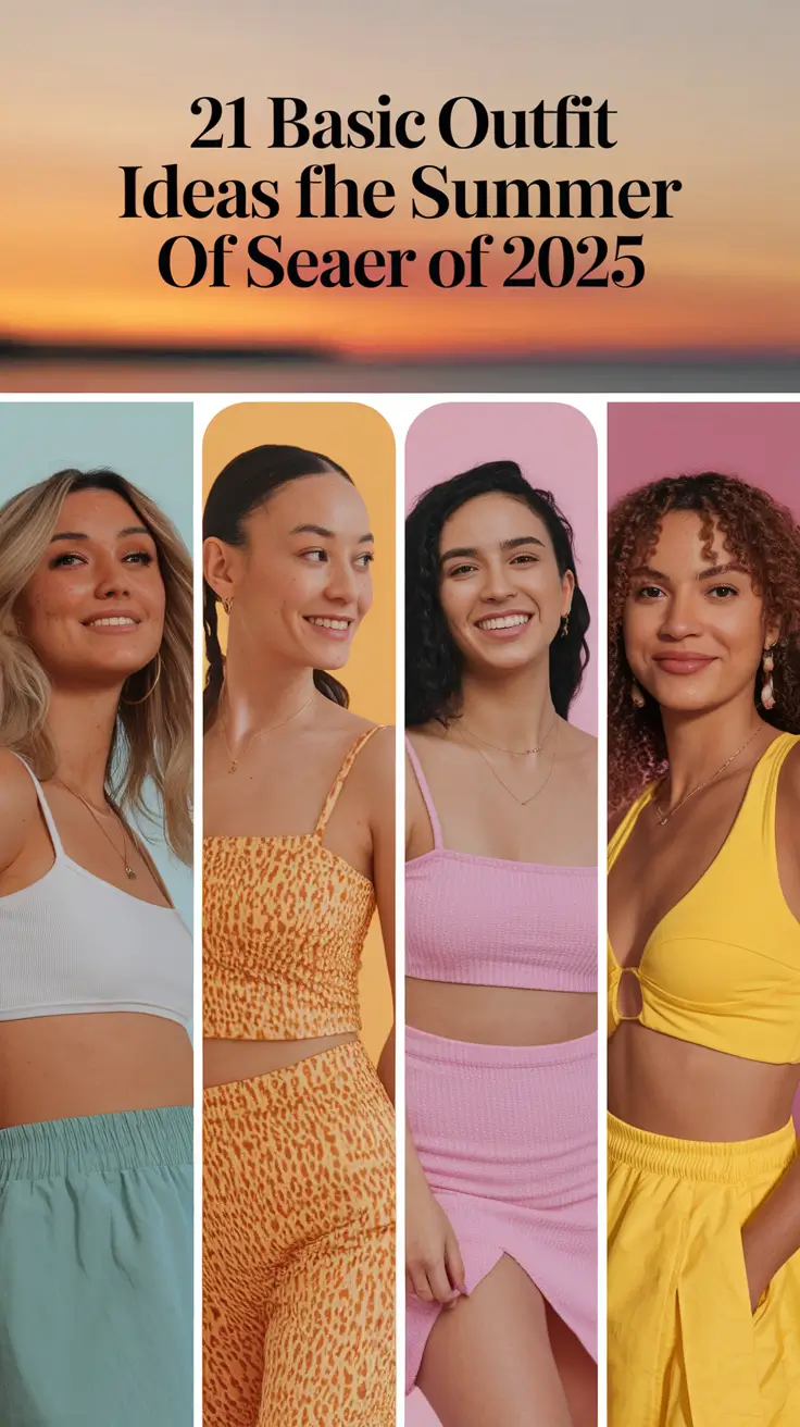 Basic Outfit Ideas for the Summer of 2025: From School Casual to Not-So-Basic Staples