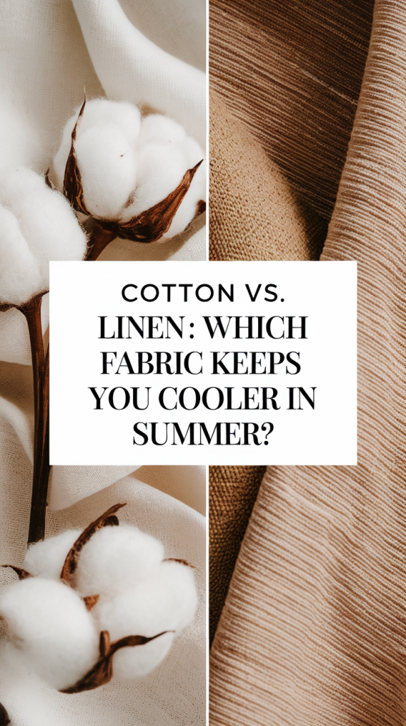 Cotton vs. Linen: Which Fabric Keeps You Cooler in Summer 2025?