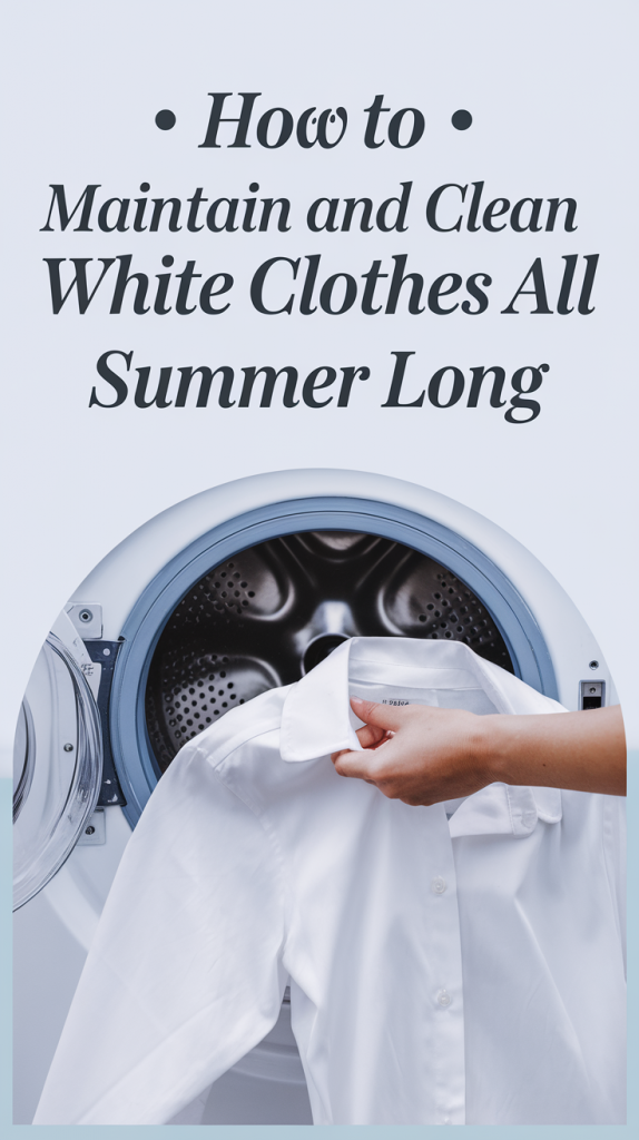 How to Maintain and Clean White Clothes All Summer Long in 2025