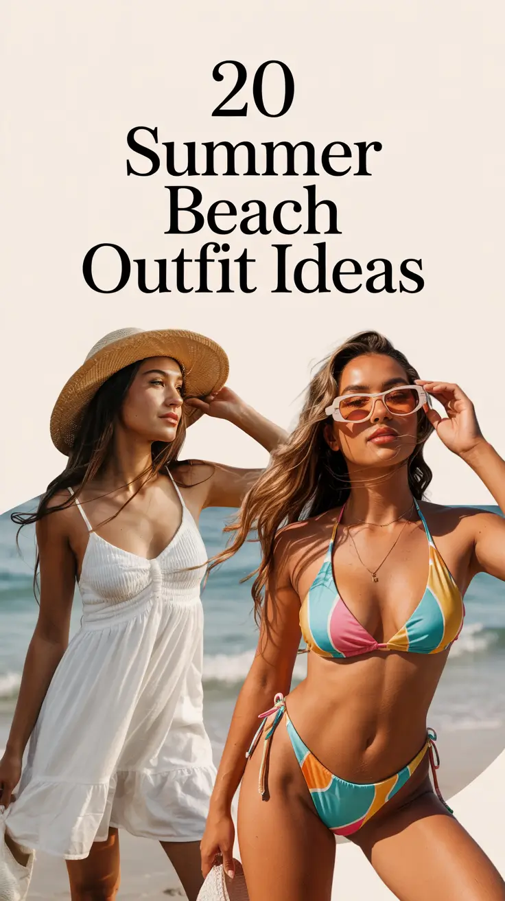 20 Summer 2025 Beach Outfit Ideas for Women: From Cute Vacation Looks to Hot Beachwear