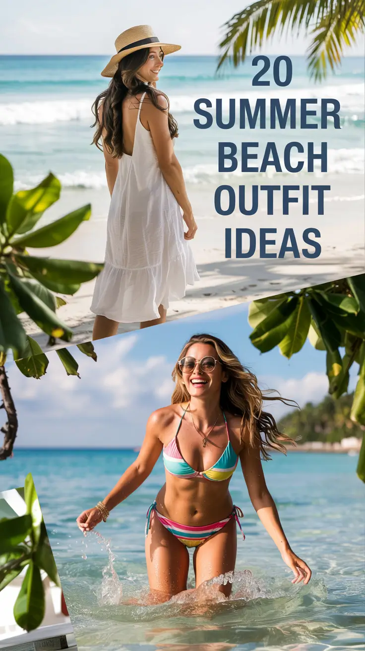 20 Summer 2025 Beach Outfit Ideas for Women: From Cute Vacation Looks to Hot Beachwear