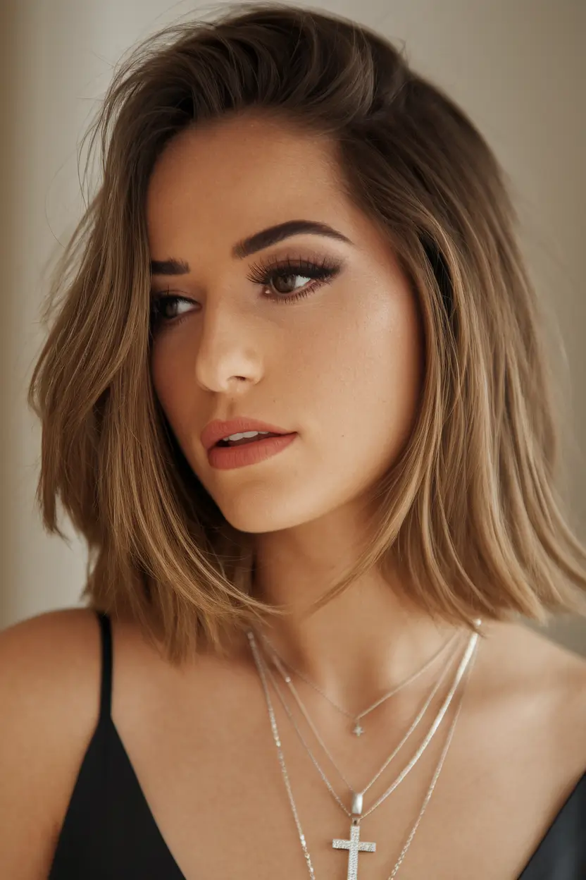 Summer Brunette Hair Colors Ideas 2025: Balayage Highlights Blonde Inspiration