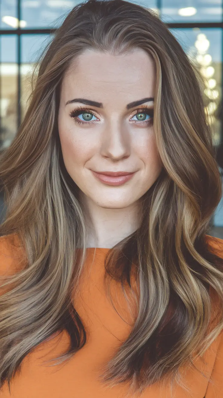 summer hair color ideas for brunettes 2025 caramel accents Light Browns with Blonde and Caramel Threads