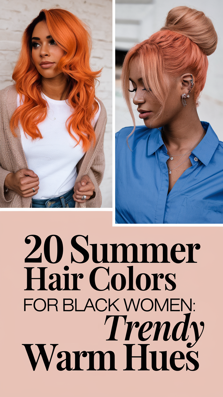 Summer Hair Colors for Black Women 2025: 20 Warm and Trendy Ideas for Every Hair Type