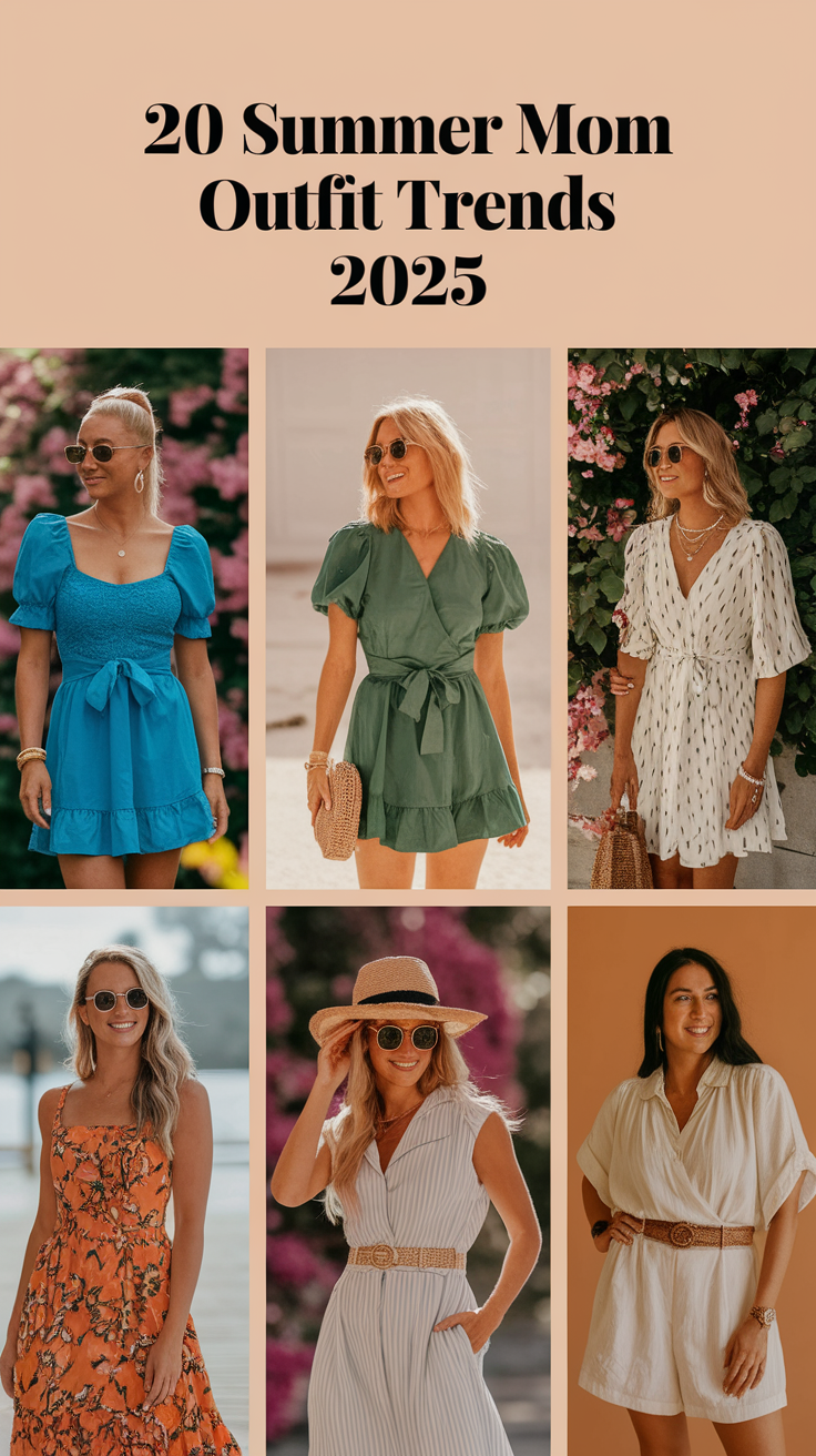 Summer Mom Outfit Trends 2025: Cute, Comfy, and Casual Looks for Every Body and Day