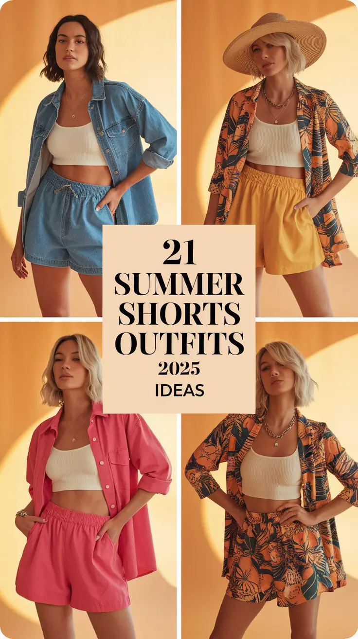 21 Summer Shorts Outfits 2025 Ideas That Are Chic, Classy, Comfy, and Perfect for Every Woman