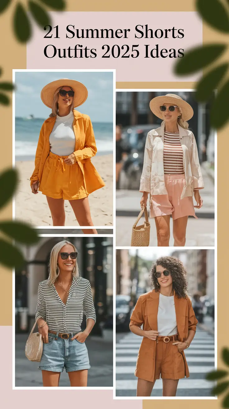 21 Summer Shorts Outfits 2025 Ideas That Are Chic, Classy, Comfy, and Perfect for Every Woman