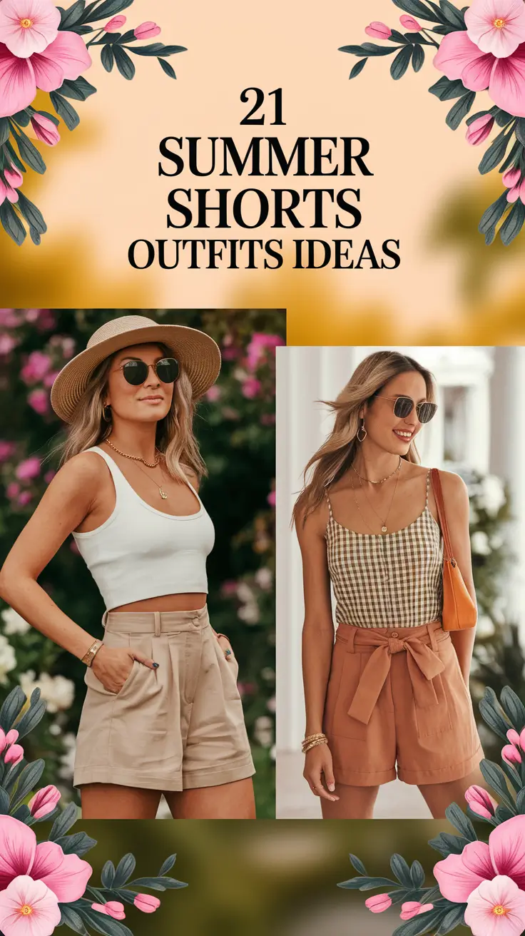 21 Summer Shorts Outfits 2025 Ideas That Are Chic, Classy, Comfy, and Perfect for Every Woman