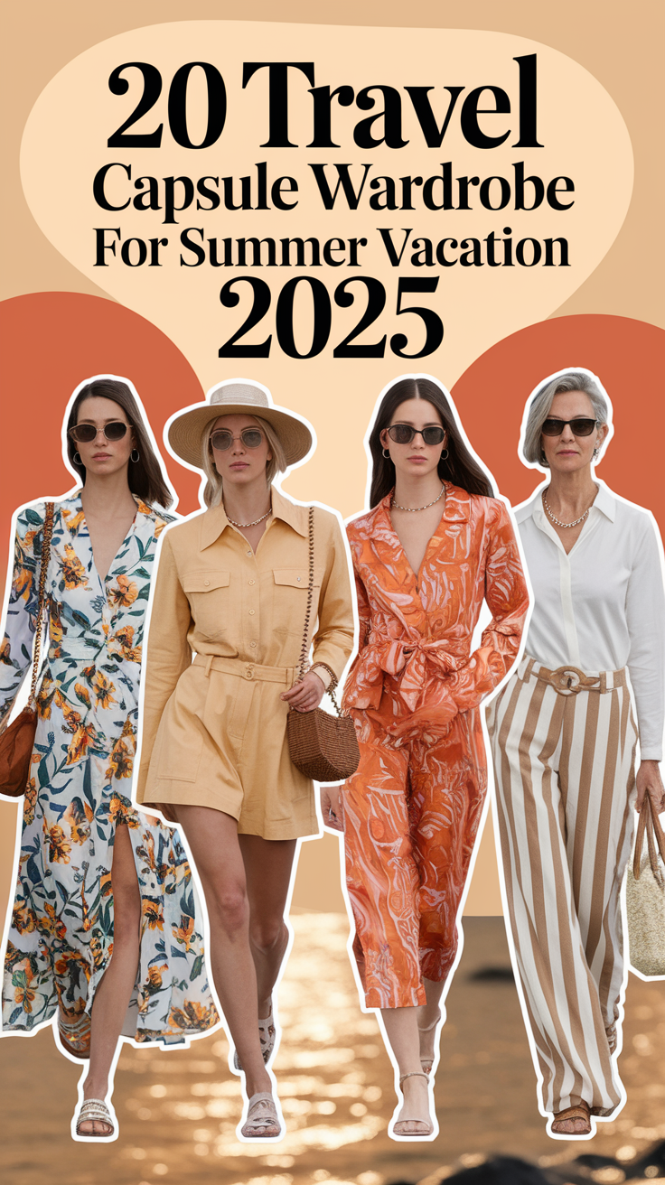 20 Travel Capsule Wardrobe Ideas for Summer Vacation 2025: Beach, City & Beyond