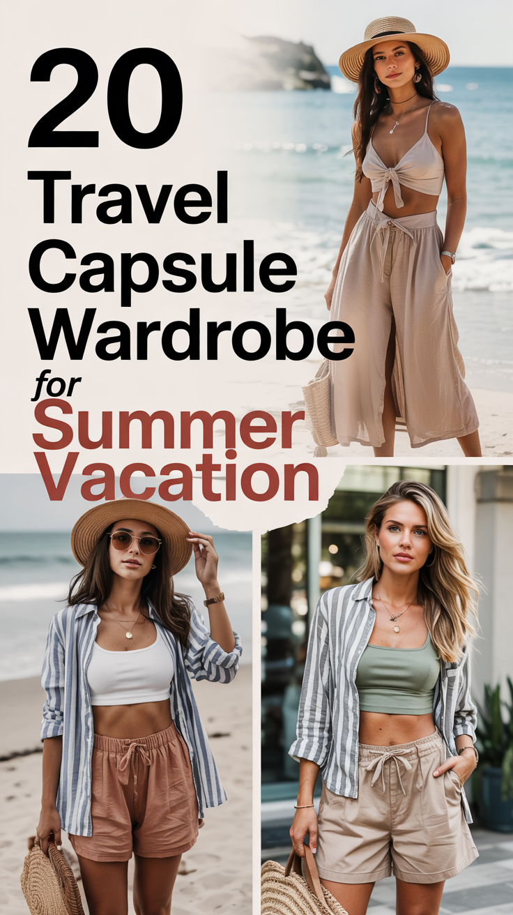20 Travel Capsule Wardrobe Ideas for Summer Vacation 2025: Beach, City & Beyond