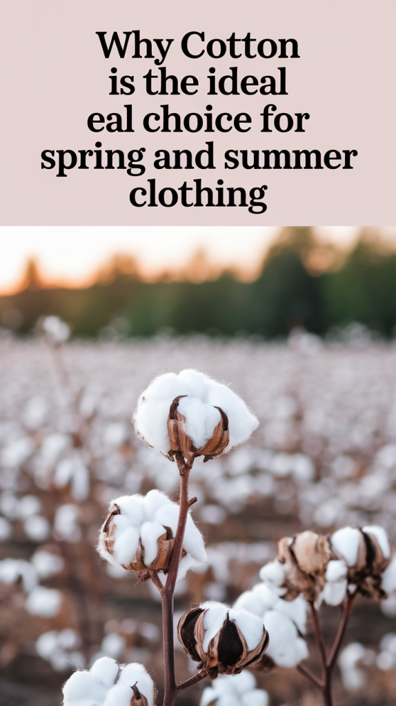 Why Cotton Clothing Is the Best Choice for Spring and Summer Comfort in 2025