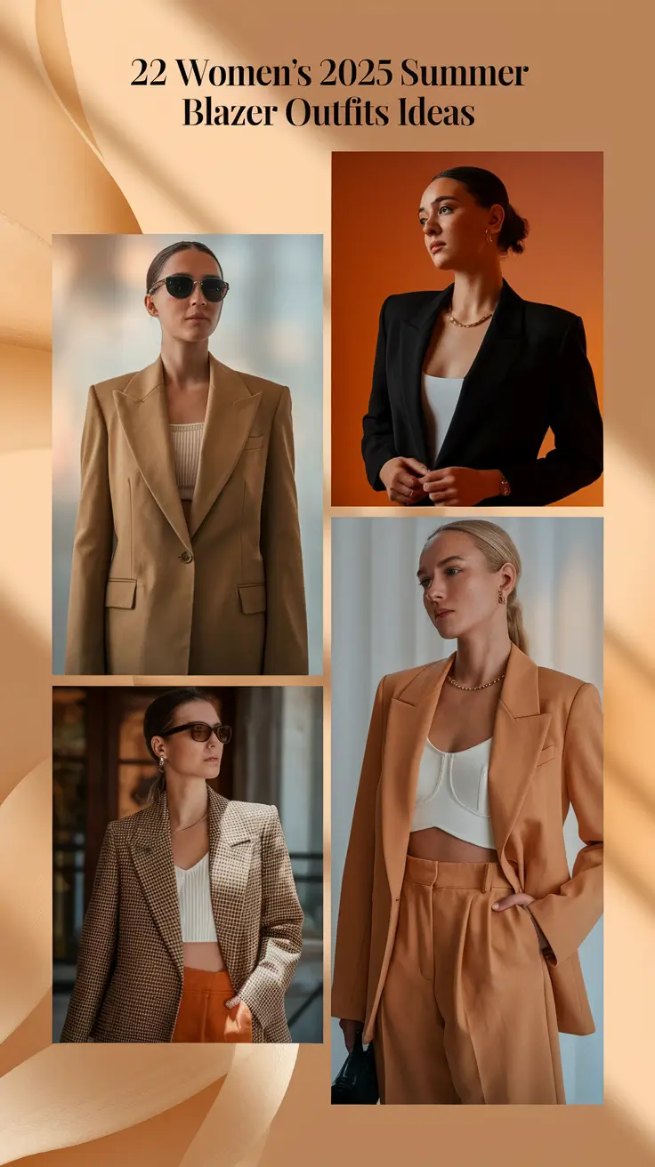 22 Best Summer Blazer Outfits for Women 2025 – Chic, Casual, Work & Street Style Looks