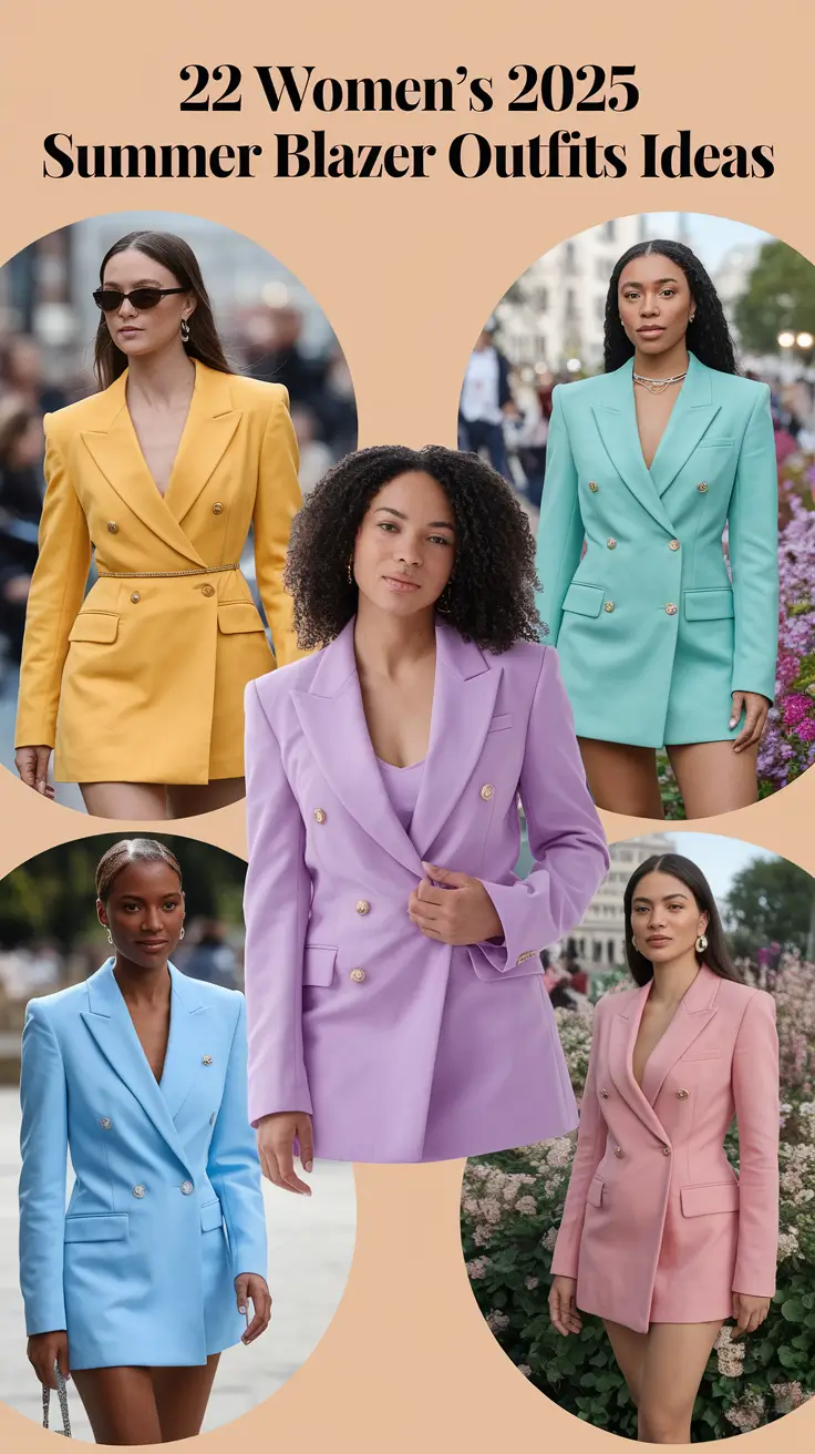 22 Best Summer Blazer Outfits for Women 2025 – Chic, Casual, Work & Street Style Looks