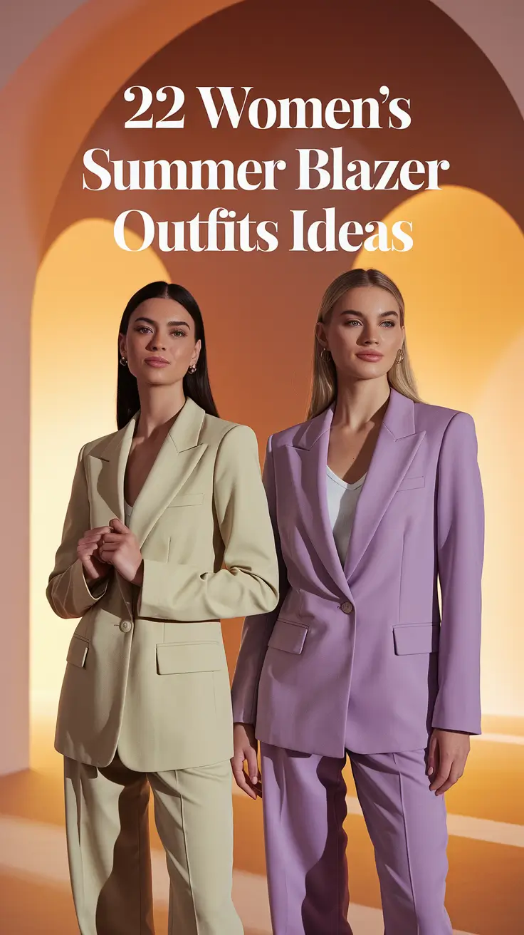 22 Best Summer Blazer Outfits for Women 2025 – Chic, Casual, Work & Street Style Looks