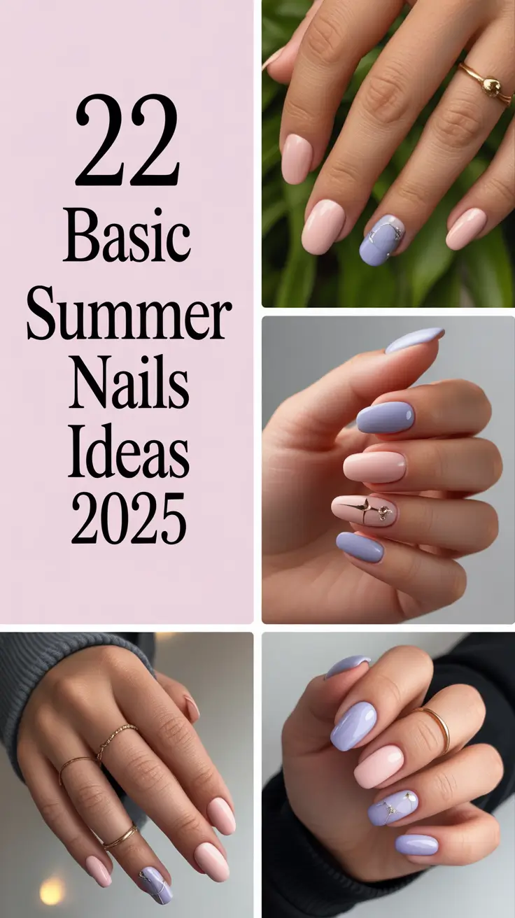 Basic Summer Nails Ideas 2025 That Are Cute, Simple & So Worth Saving