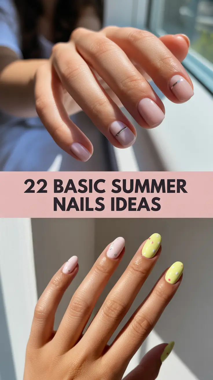 Basic Summer Nails Ideas 2025 That Are Cute, Simple & So Worth Saving