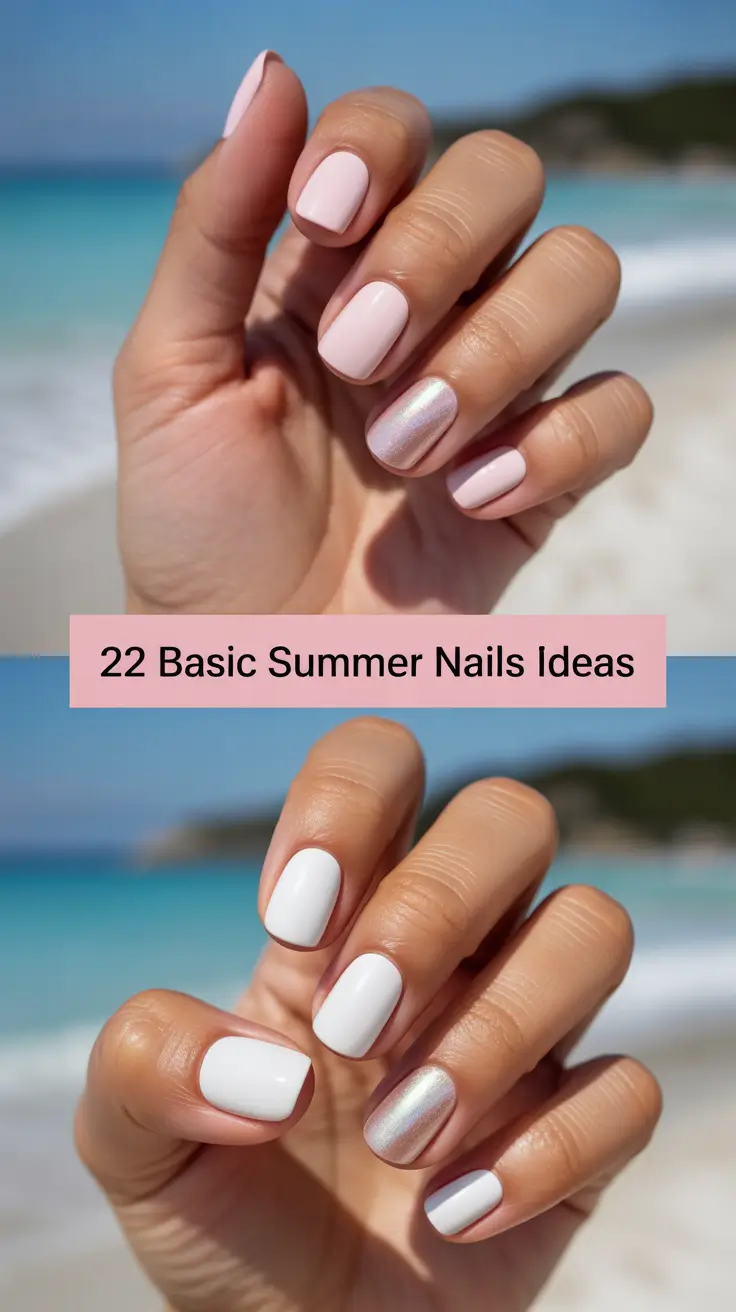 Basic Summer Nails Ideas 2025 That Are Cute, Simple & So Worth Saving