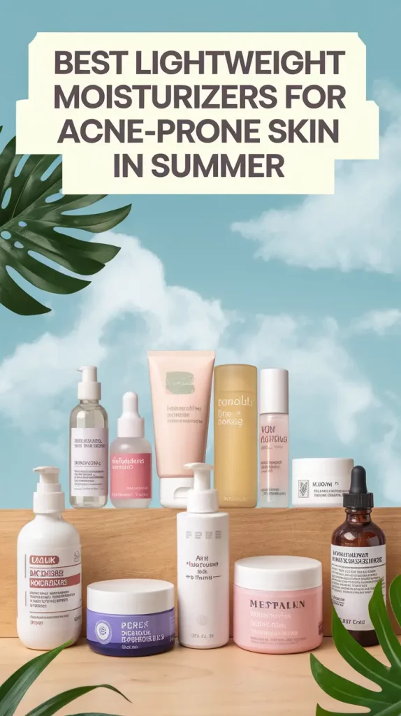 Best Lightweight Moisturizers for Acne-Prone Skin in Summer