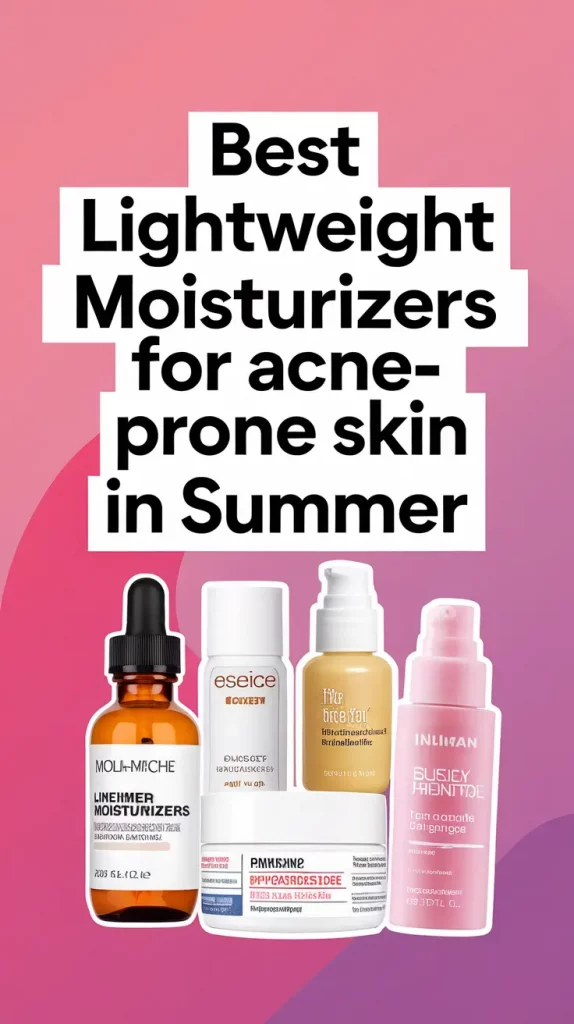 Best Lightweight Moisturizers for Acne-Prone Skin in Summer