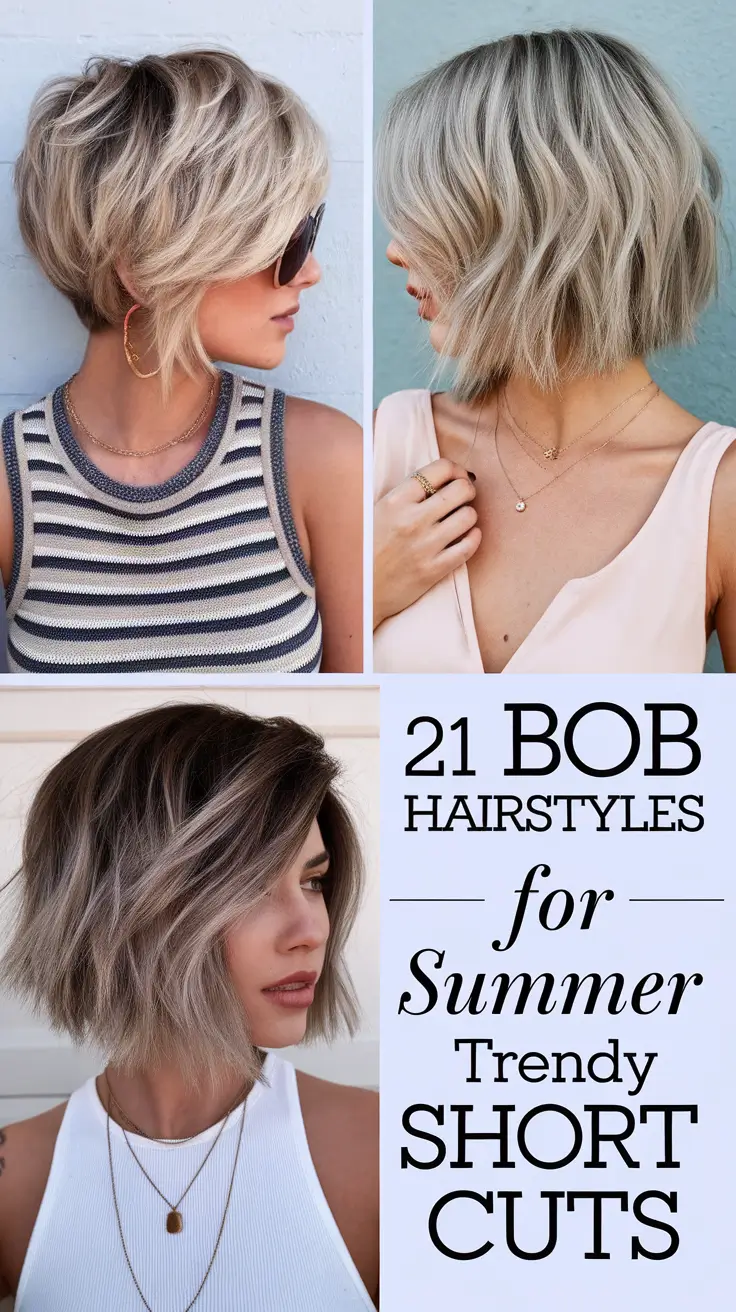 Bob Hairstyles for Summer 2025 - Trendy Short Cuts to Elevate Your Look