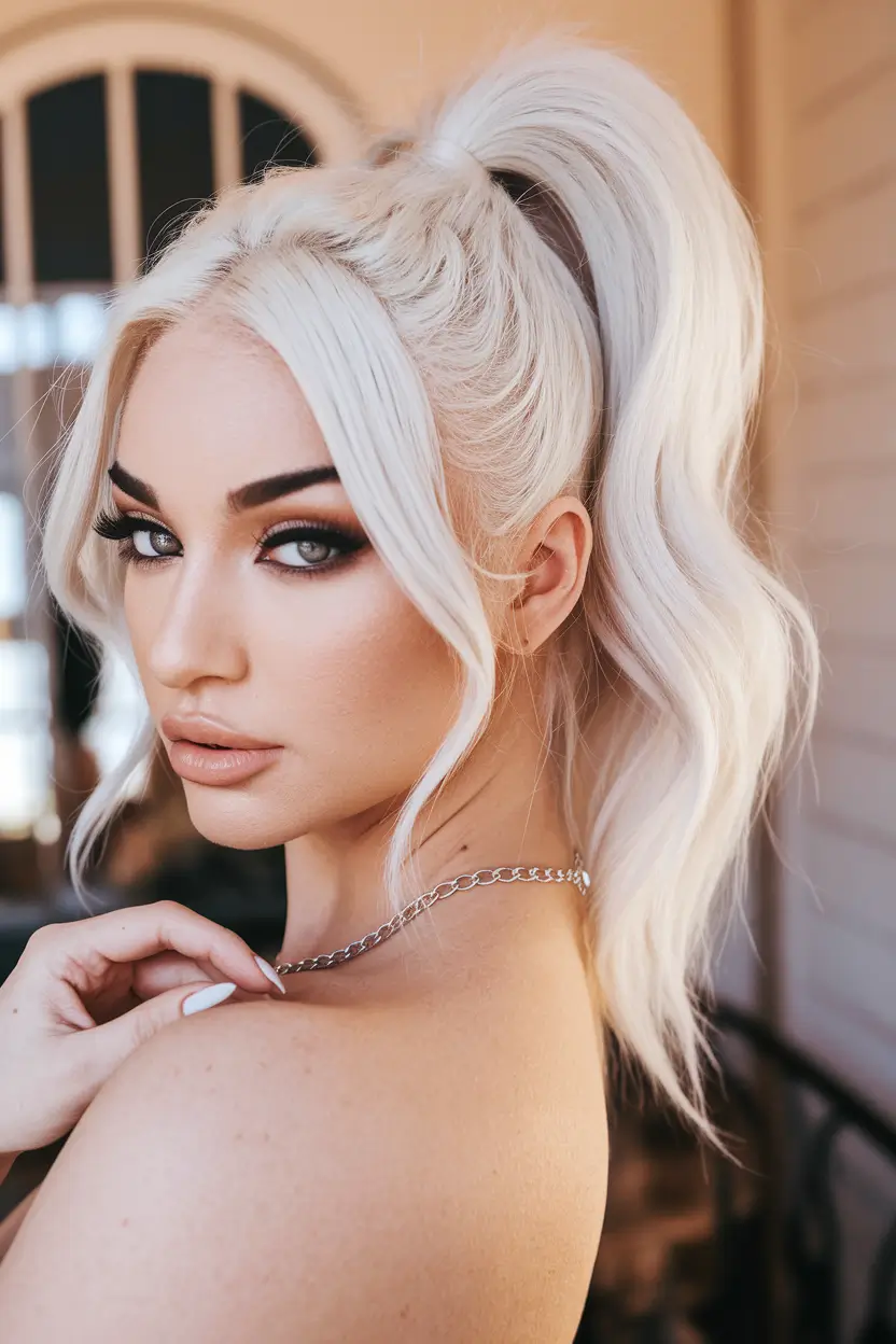 Chic Ponytail Hairstyles Easy Summer Updos